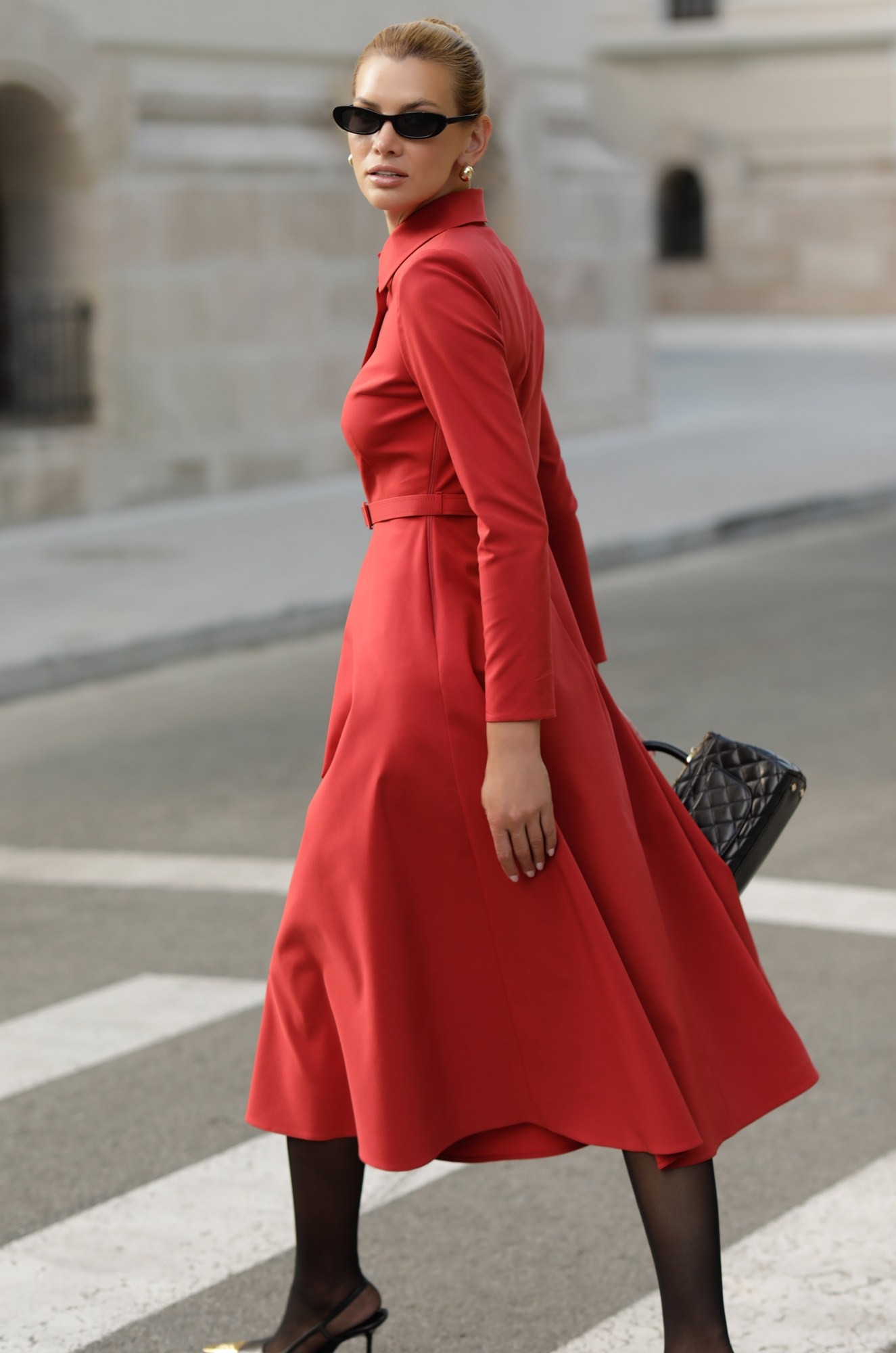 2 - ROCHIE GRENA DIN BUMBAC STIL CAMASA