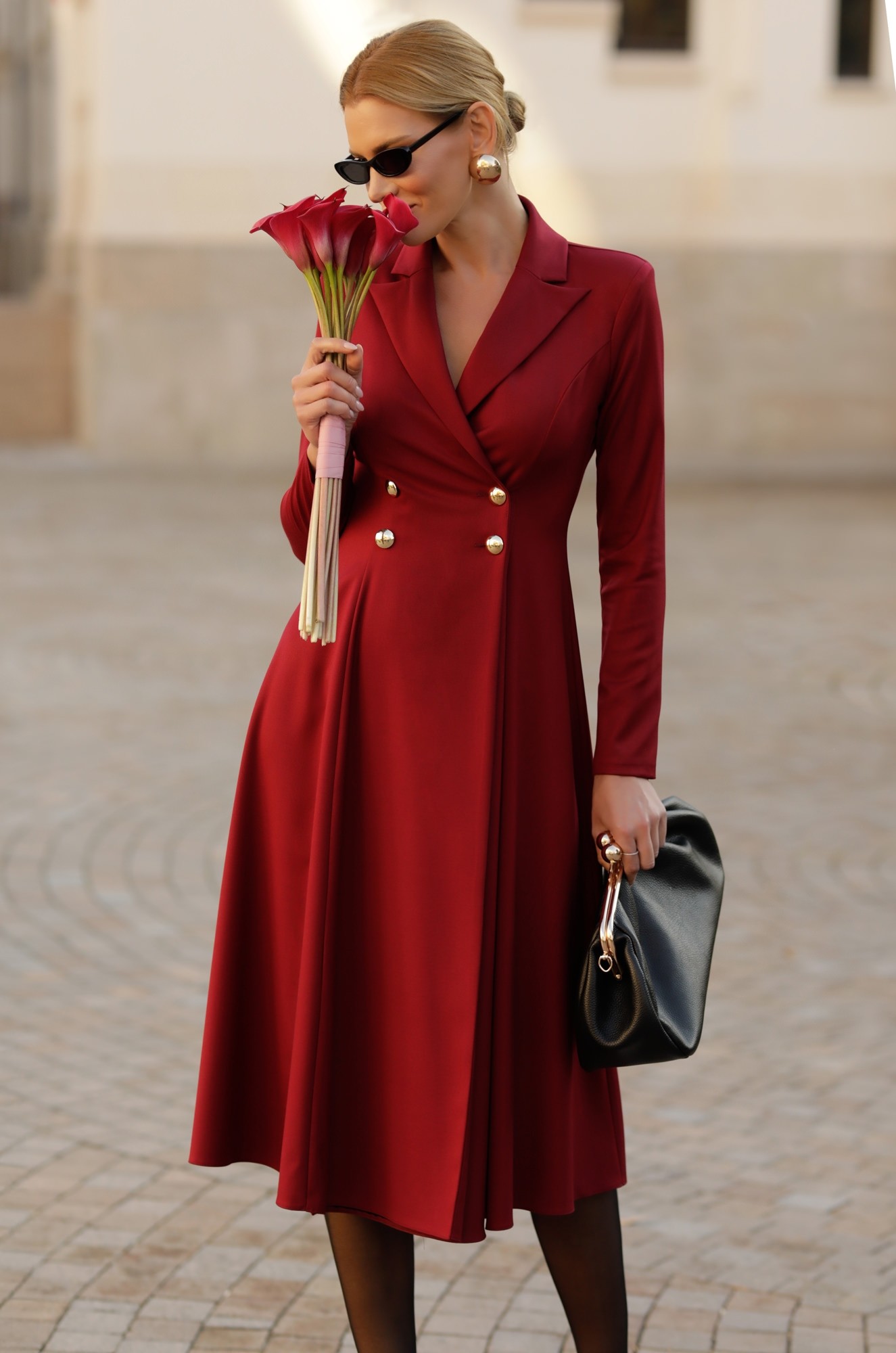 1 - ROCHIE BURGUNDY CU ADAOS DE VISCOZA