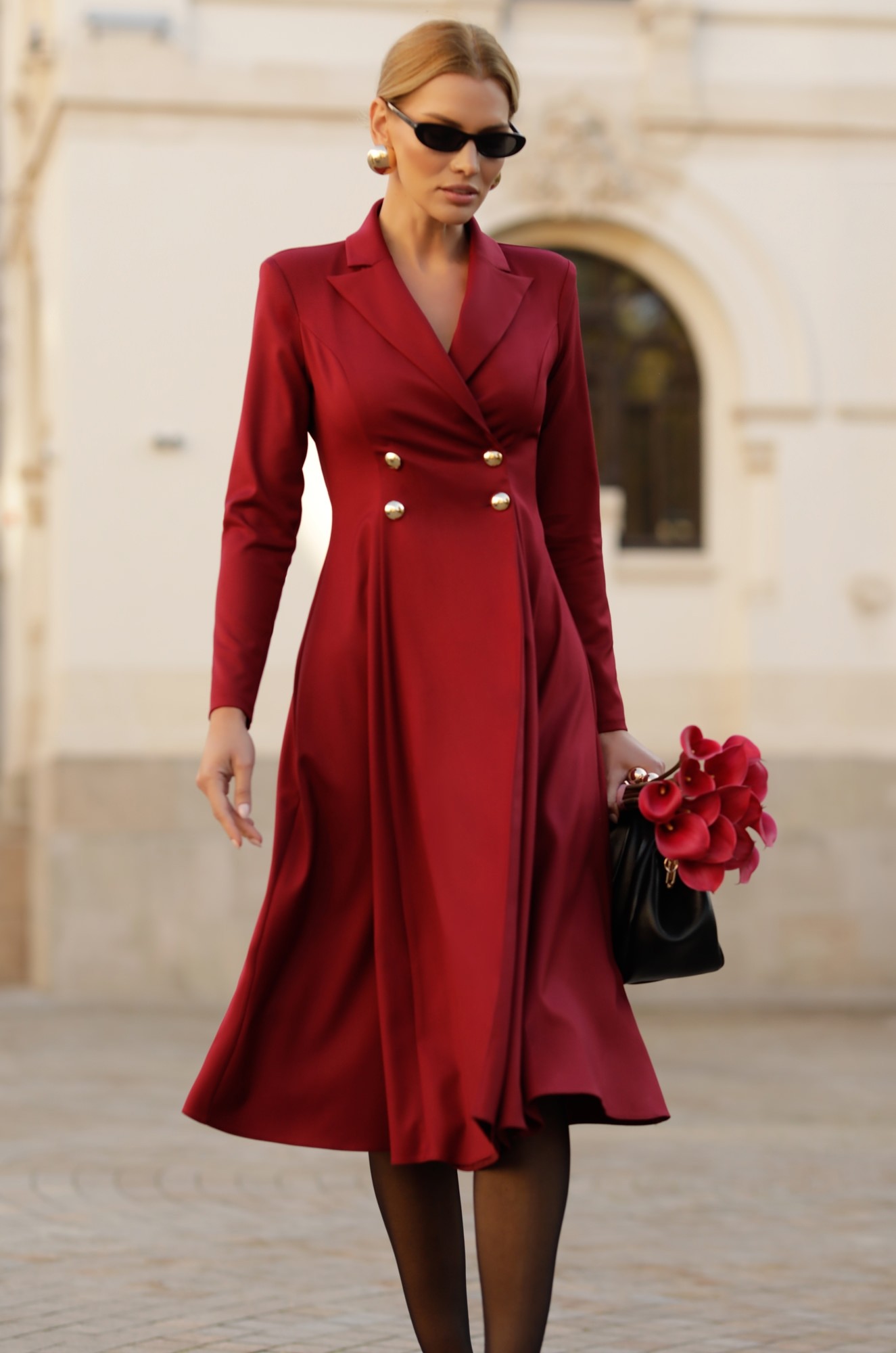 0 - ROCHIE BURGUNDY CU ADAOS DE VISCOZA