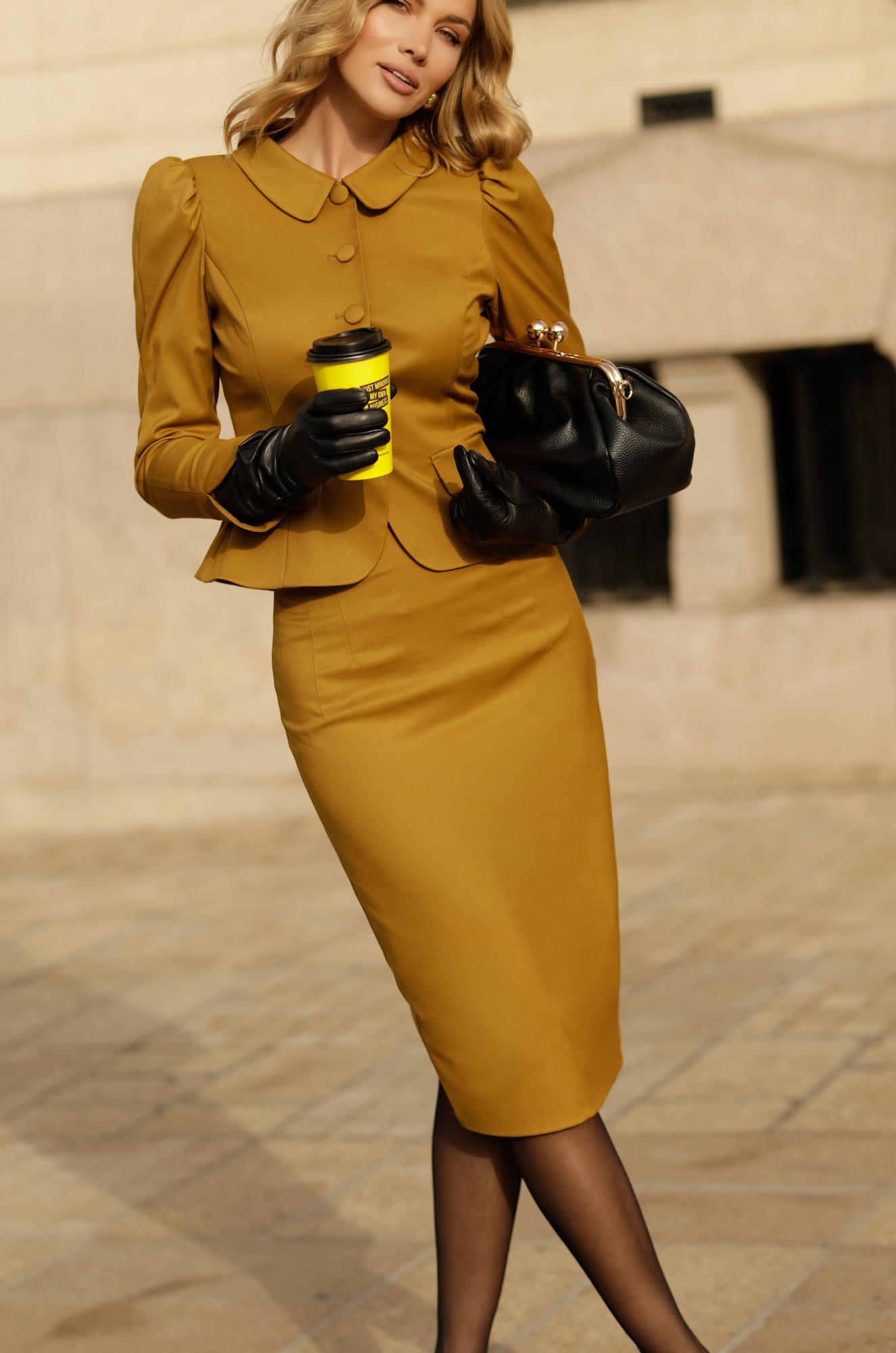 7 - SACOU CASUAL OLIVE CU CROI CAMBRAT