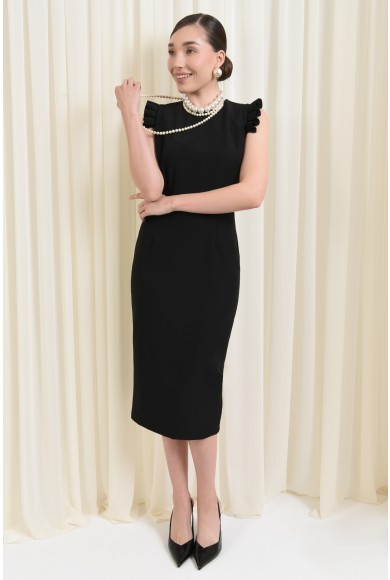 ROCHIE NEAGRA OFFICE CU LUNGIME MIDI
