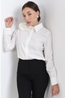 6 - CAMASA CASUAL IVORY DIN POPLIN