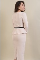 3 - COMPLEU CASUAL CREM CU FUNDA LA TALIE