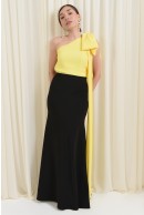7 - FUSTA NEAGRA ELEGANTA CU CROI EVAZAT