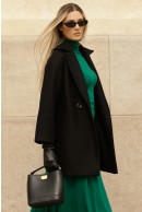 2 - JACHETA CASUAL NEAGRA DIN LANA