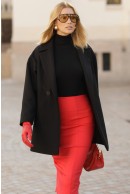 9 - JACHETA CASUAL NEAGRA DIN LANA