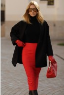 6 - JACHETA CASUAL NEAGRA DIN LANA