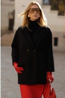 4 - JACHETA CASUAL NEAGRA DIN LANA
