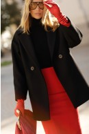 8 - JACHETA CASUAL NEAGRA DIN LANA