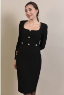 6 - ROCHIE CONICA CU NASTURI PERLA