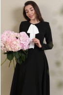1 - ROCHIE NEAGRA CU FUNDA IN CONTRAST