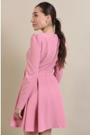 3 - ROCHIE ROZ SCURTA CU FUNDA LA TALIE