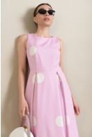 4 - ROCHIE MIDI EVAZATA CU PLIURI