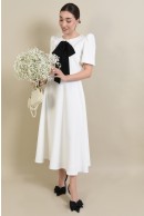 5 - ROCHIE MIDI ALBA CU FUNDA NEAGRA