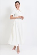 4 - ROCHIE CASUAL ALBA CU MANECA SCURTA