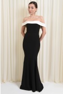 8 - ROCHIE LUNGA DE SEARA CU CAPA IN CONTRAST
