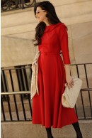 8 - ROCHIE ROSIE ACCESORIZATA CU CENTURA