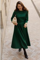 2 - ROCHIE CASUAL VERDE CU CROI EVAZAT
