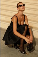 5 - ROCHIE NEAGRA ELEGANTA CU BRETELE
