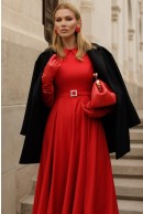 6 - ROCHIE ROSIE MIDI CU CROI EVAZAT