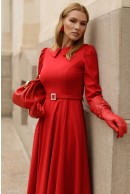 7 - ROCHIE ROSIE MIDI CU CROI EVAZAT