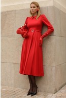 8 - ROCHIE ROSIE MIDI CU CROI EVAZAT
