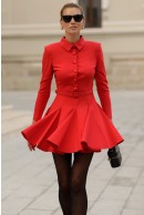1 - ROCHIE ROSIE DIN BUMBAC CU NASTURI 