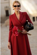 7 - ROCHIE BURGUNDY CU ADAOS DE VISCOZA