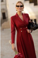 8 - ROCHIE BURGUNDY CU ADAOS DE VISCOZA