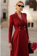 6 - ROCHIE BURGUNDY CU ADAOS DE VISCOZA