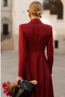 3 - ROCHIE BURGUNDY CU ADAOS DE VISCOZA