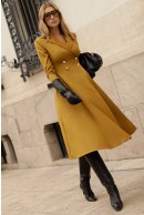 2 - ROCHIE OLIVE BLAZER CU NASTURI AURII
