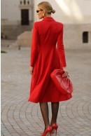 3 - ROCHIE MIDI ROSIE CU CROI EVAZAT