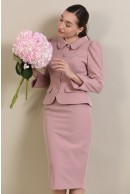 1 - SACOU CASUAL ROZ CU GULER ROTUND